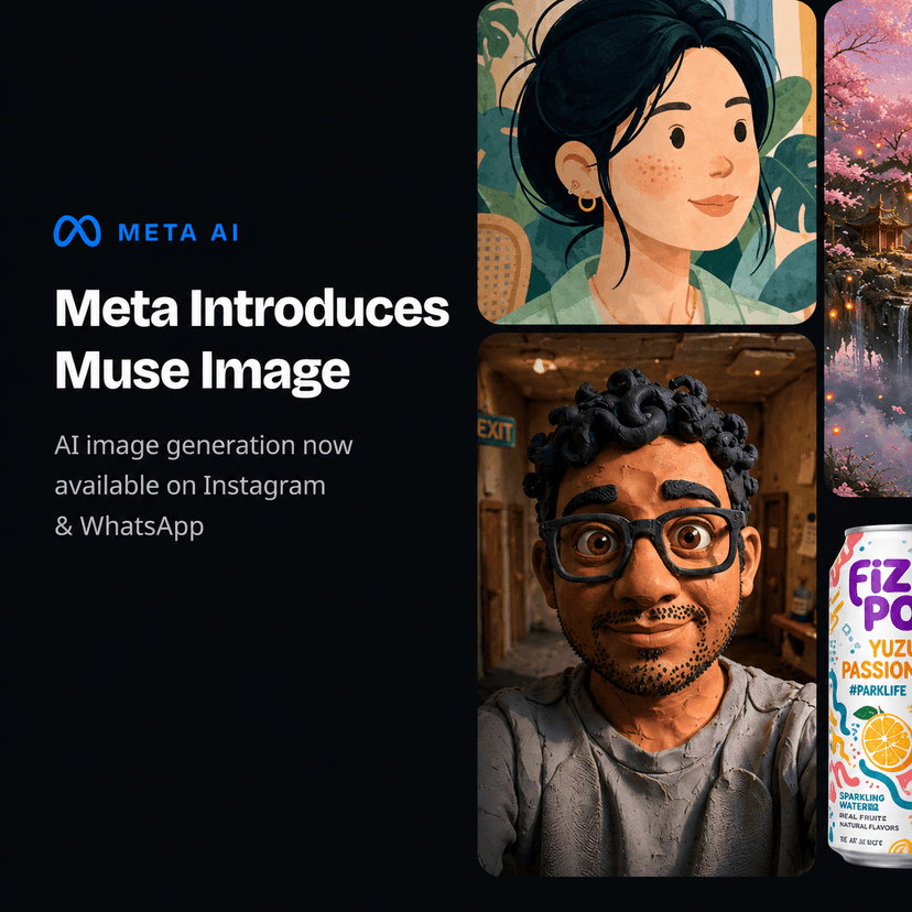 Meta brings Muse Image into the social AI layer